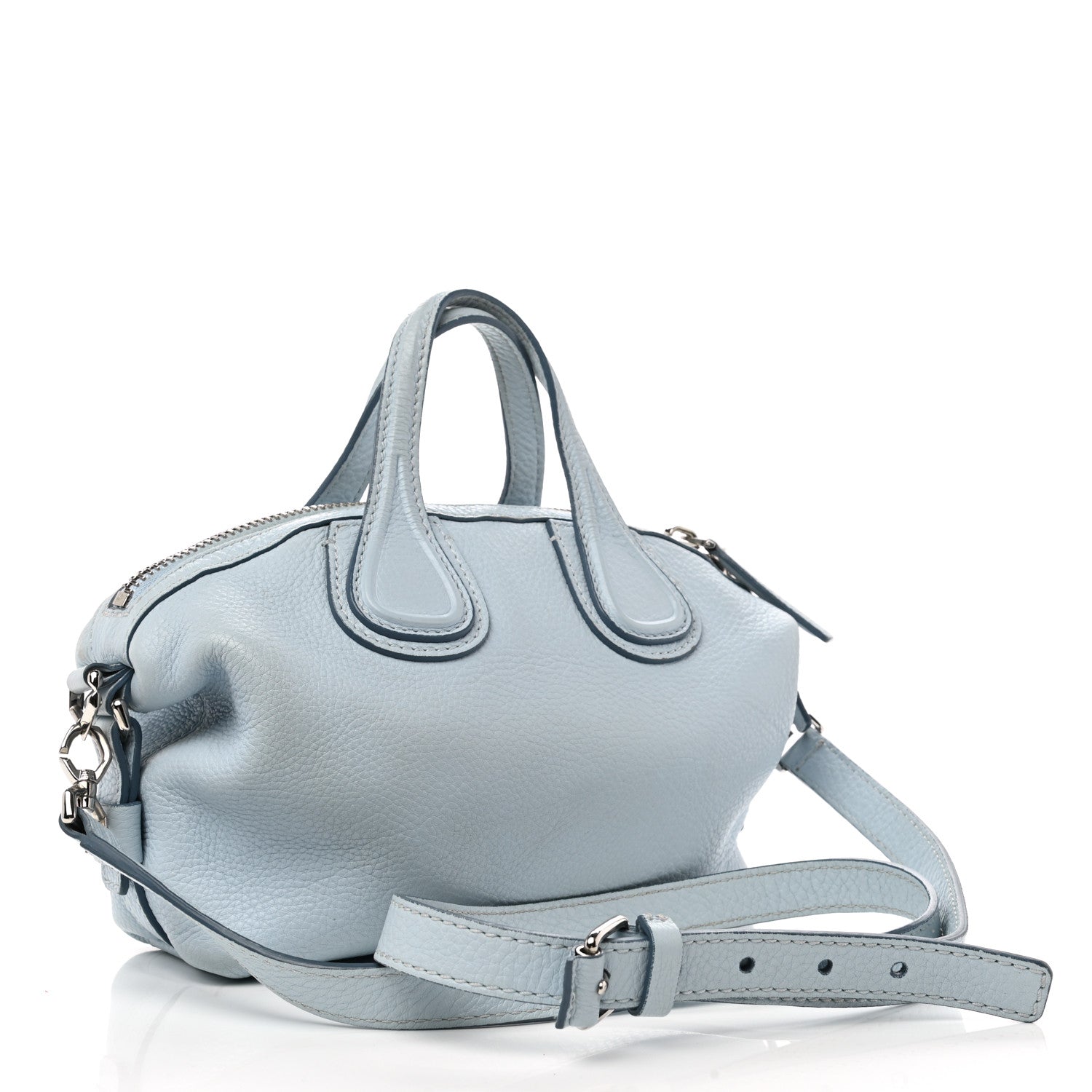 Givenchy Waxed Calfskin Micro Nightingale Baby Blue 3 of 12