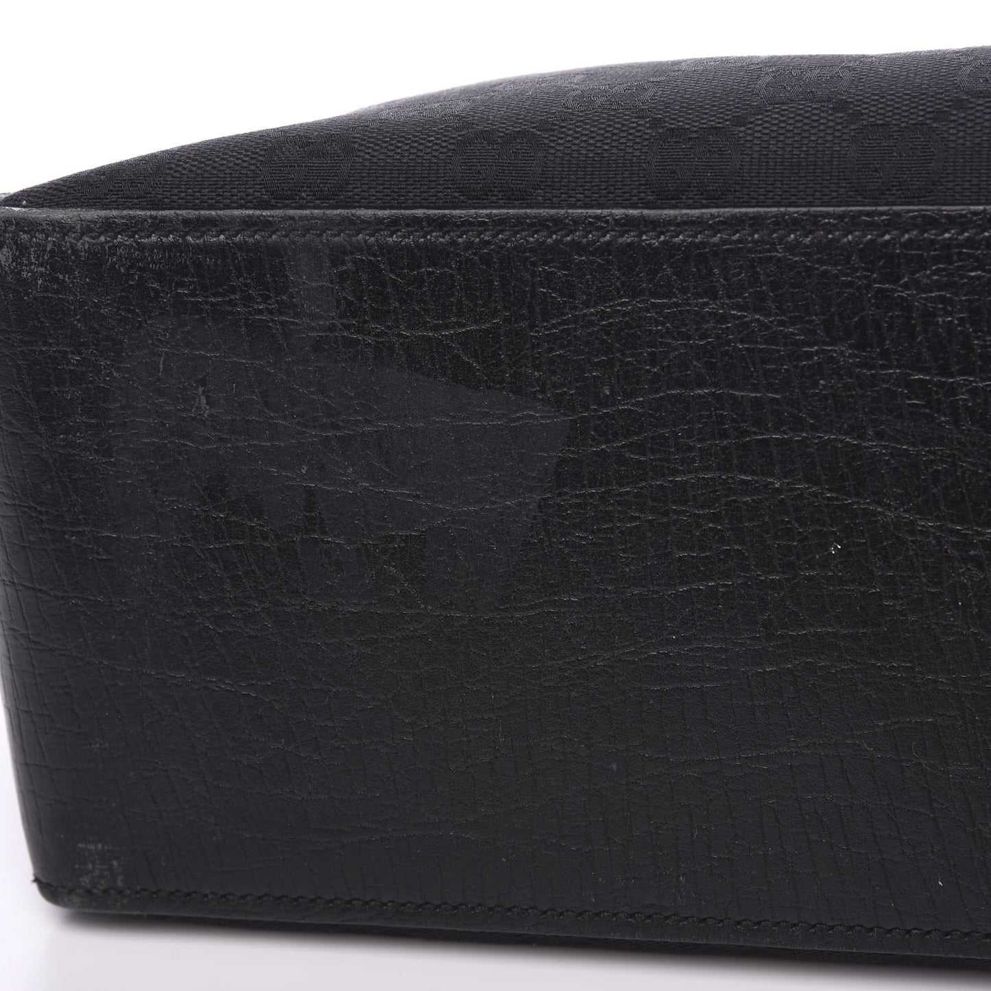 Monogram Large Tote Black
