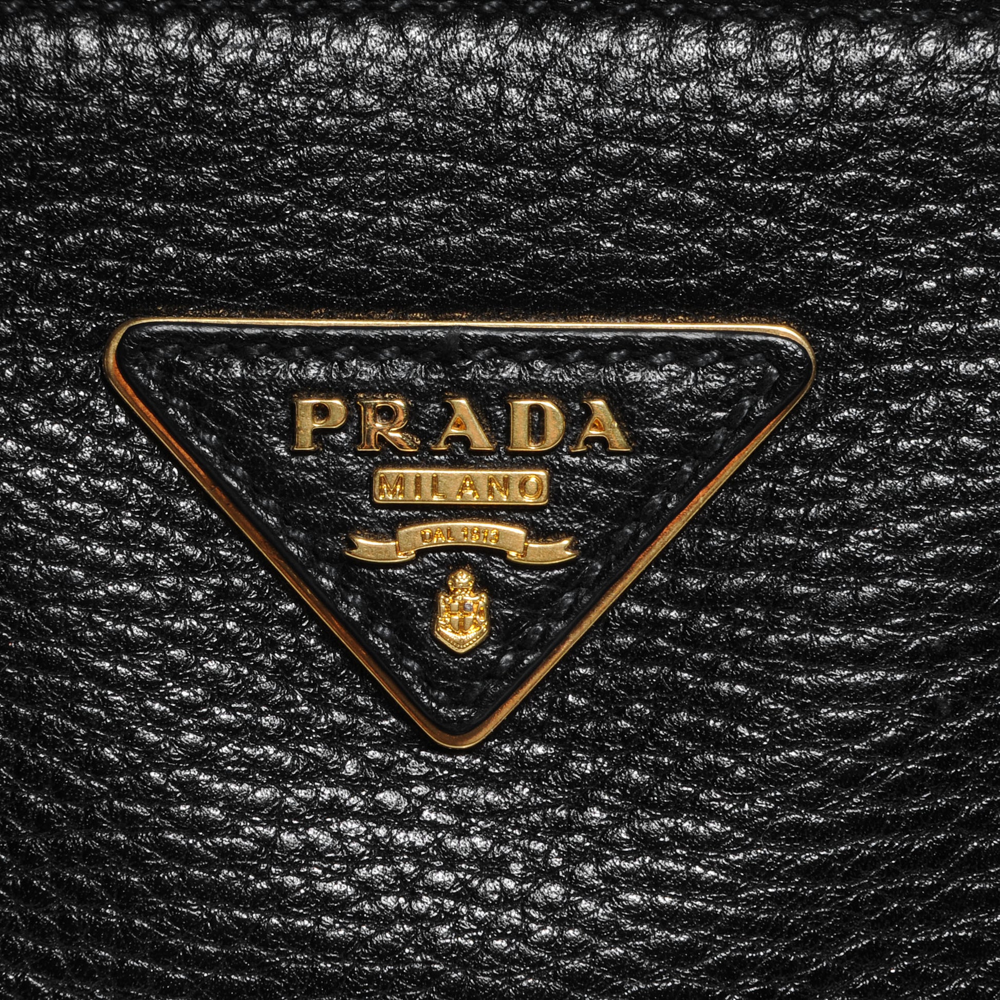 Prada Vitello Daino Shopping Tote Nero Black 9 of 10