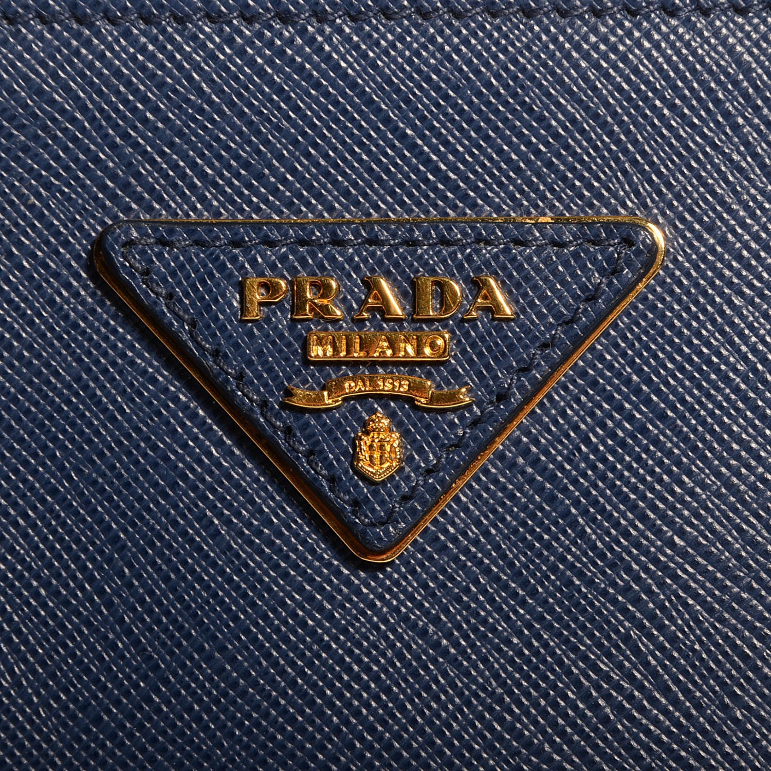 Prada Saffiano Lux Medium Double Zip Tote Bluette 6 of 10