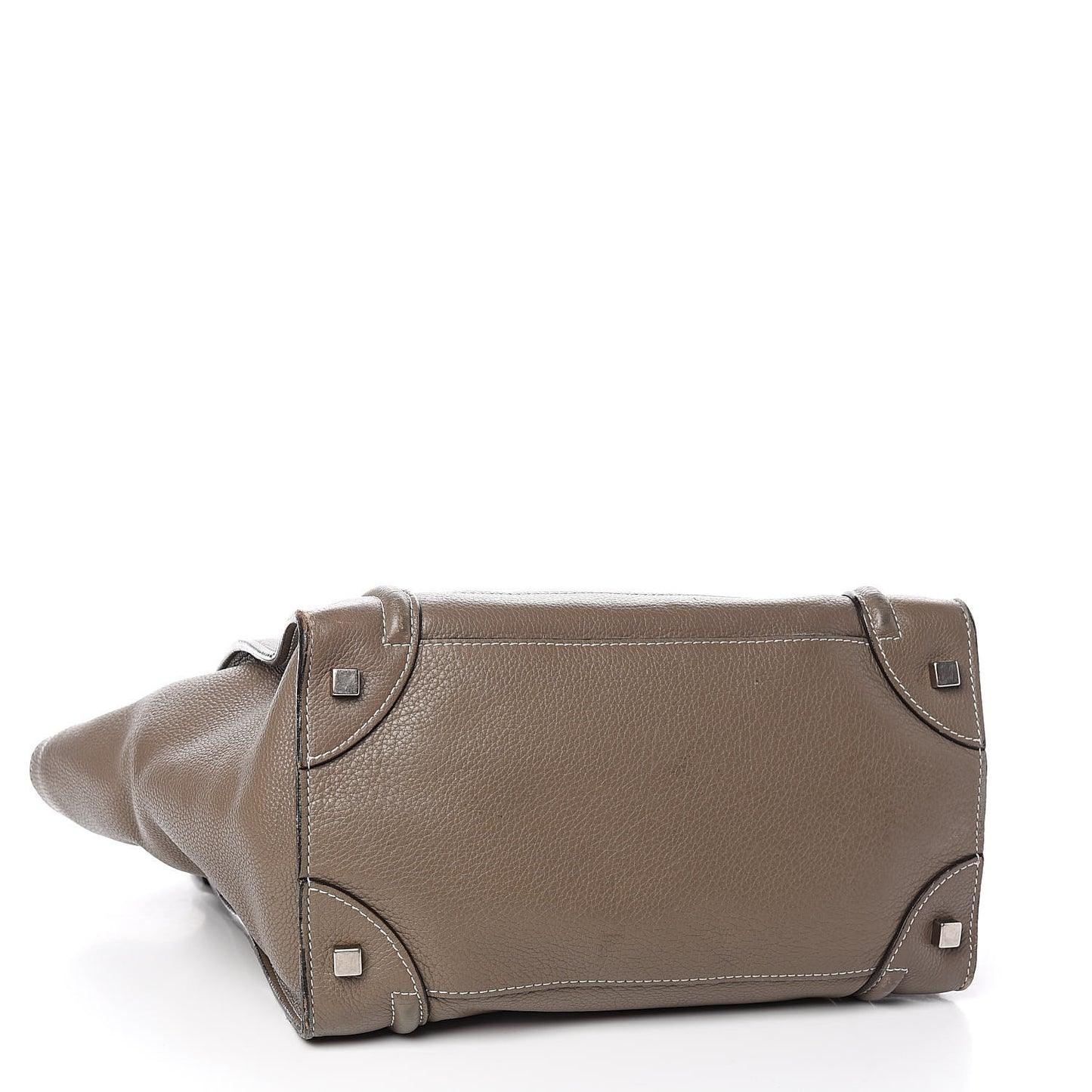 Drummed Calfskin Mini Luggage Souris