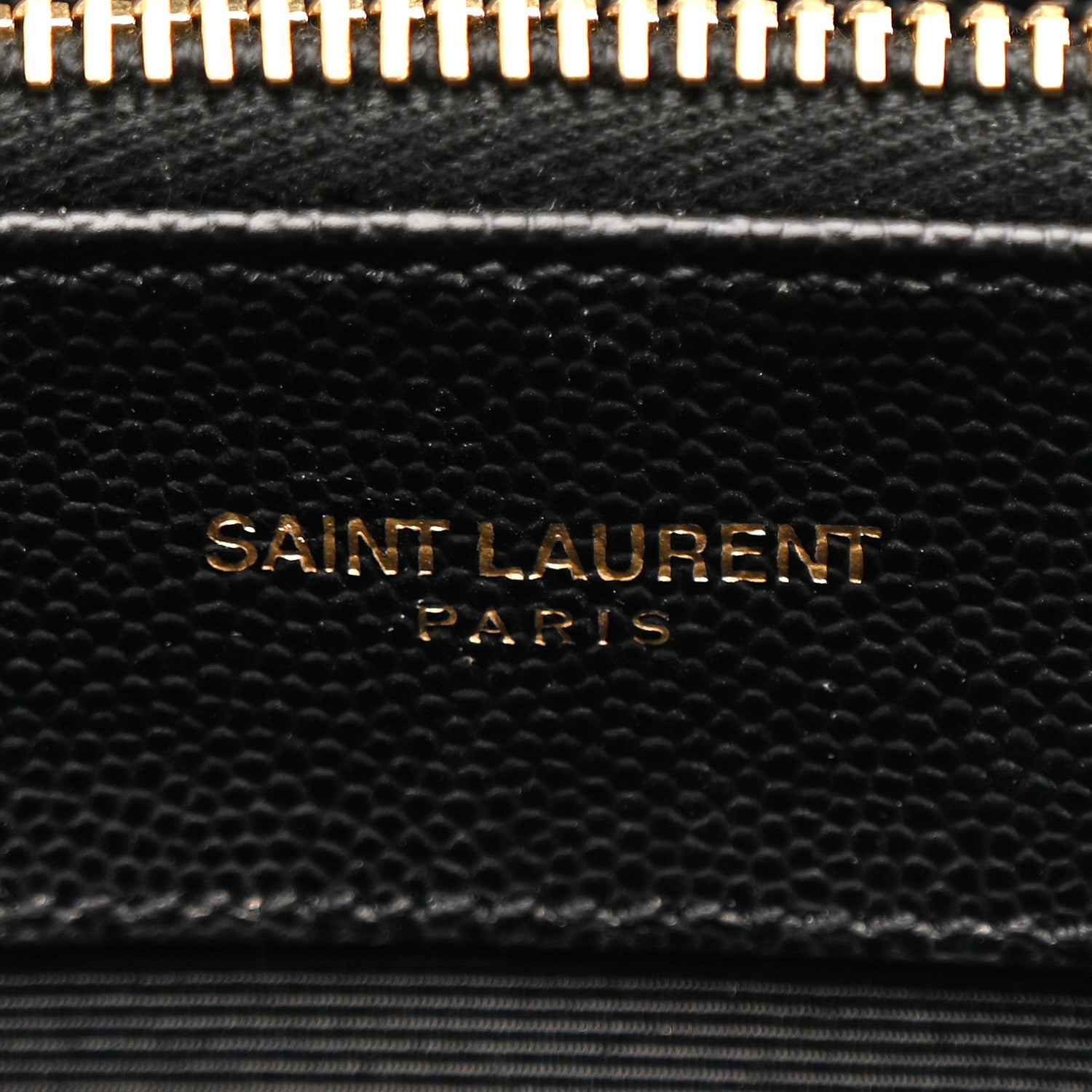 Saint Laurent Grain De Poudre Matelasse Chevron Monogram Shopping Bag Black 7 of 13