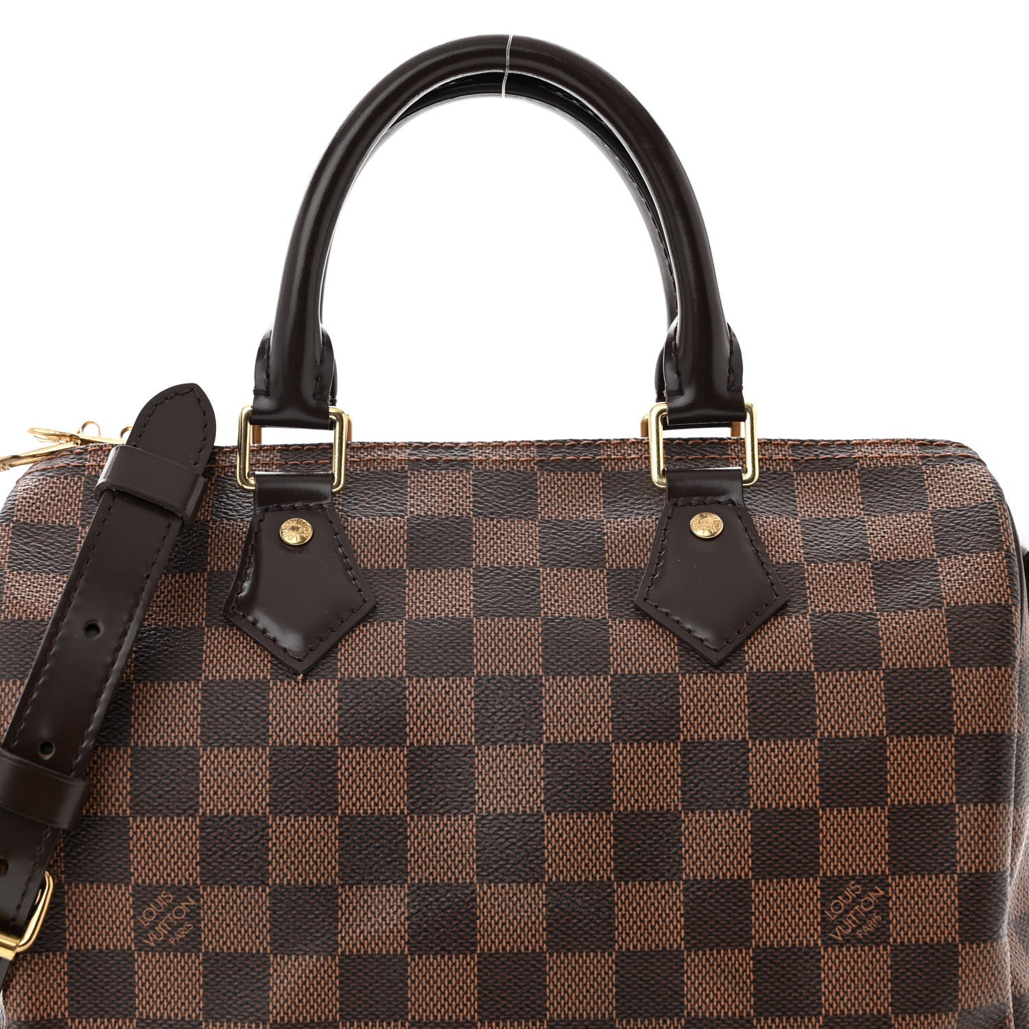 Louis Vuitton Damier Ebene Speedy Bandouliere 25 8 of 10
