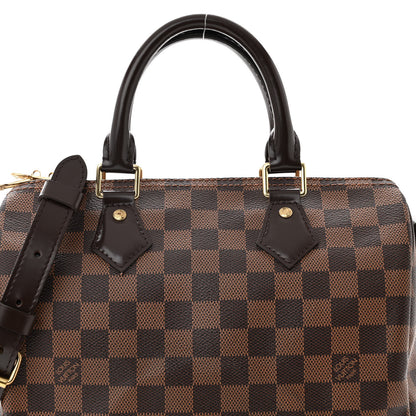Louis Vuitton Damier Ebene Speedy Bandouliere 25 8 of 10