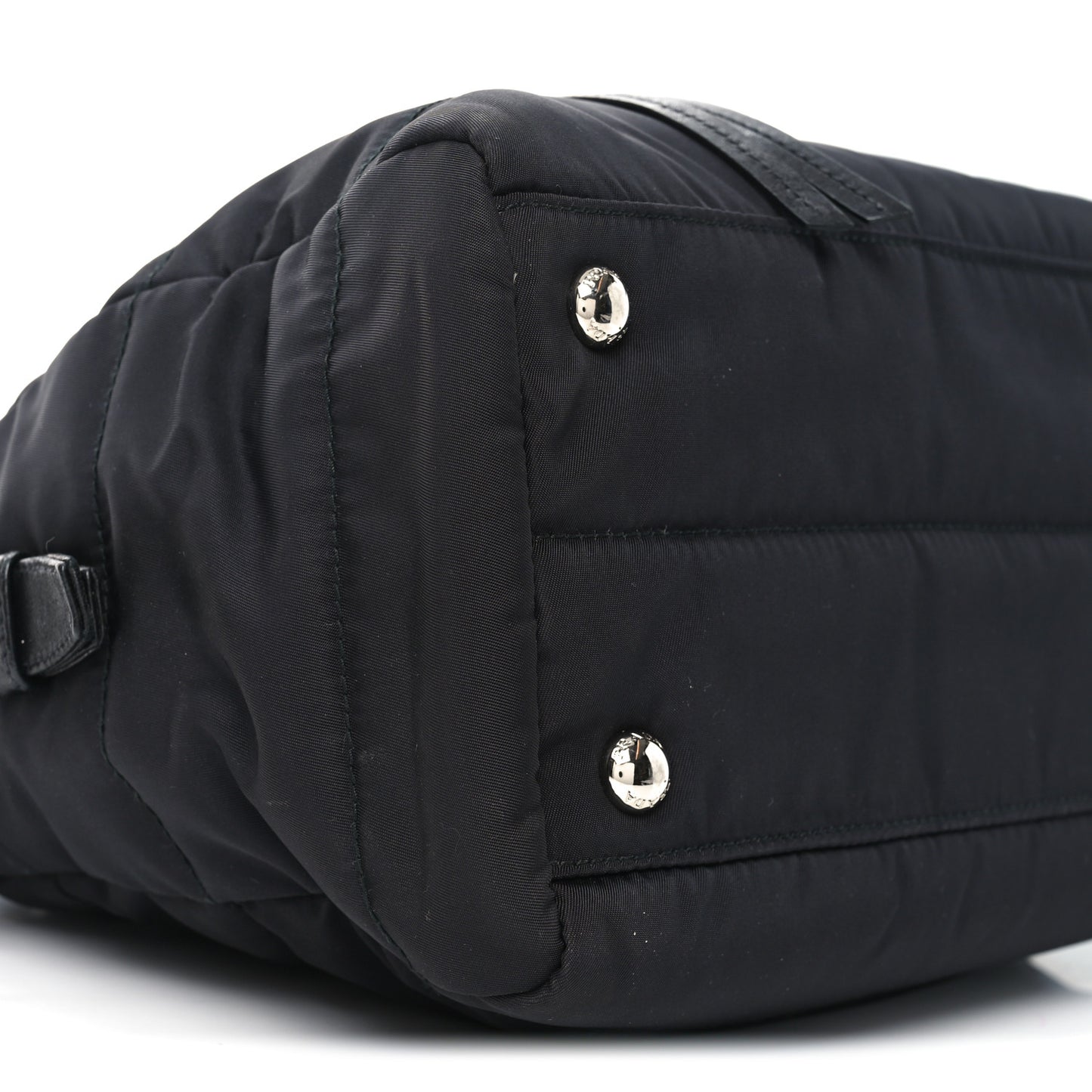 Tessuto Nylon Bomber Tote Black