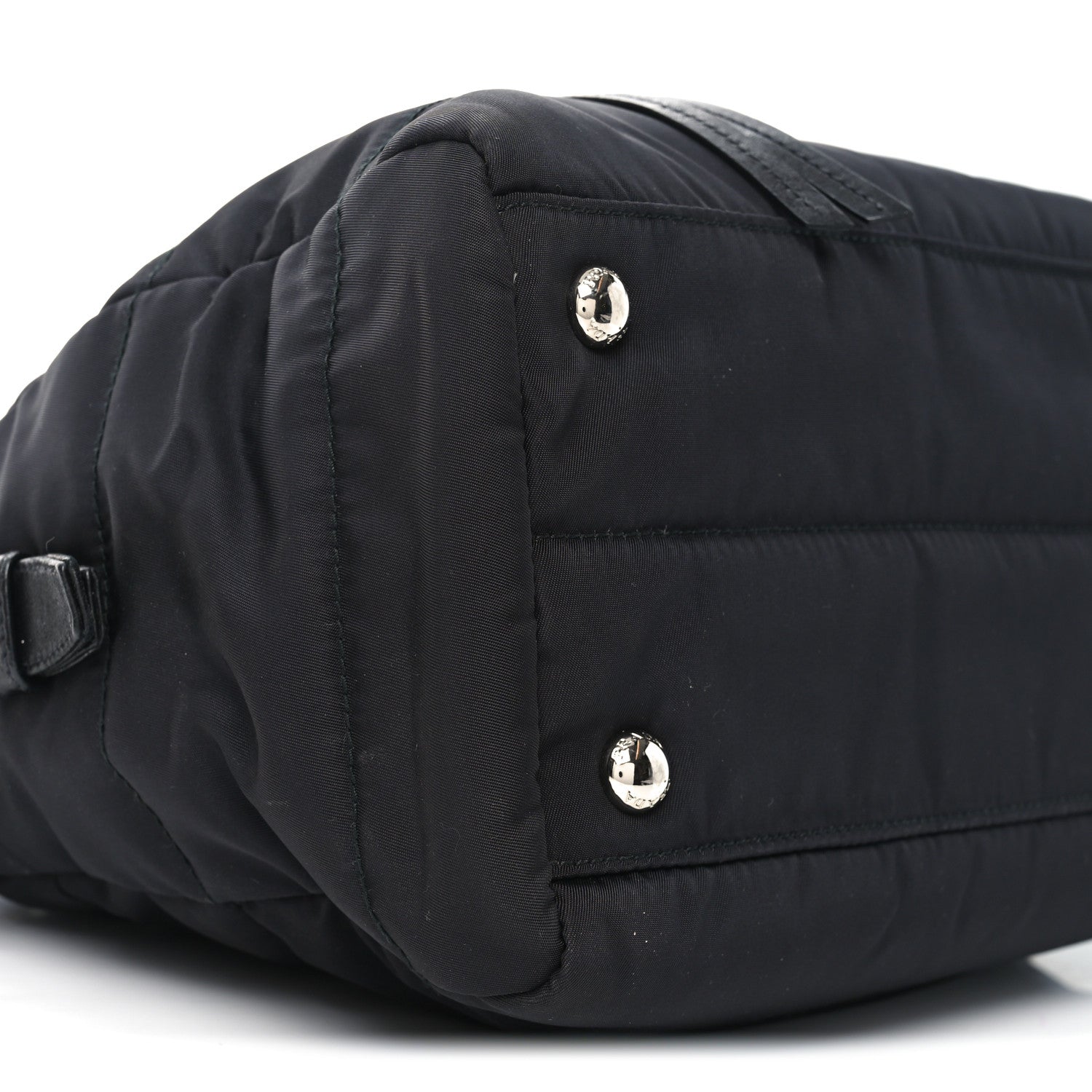 Prada Tessuto Nylon Bomber Tote Black 8 of 9