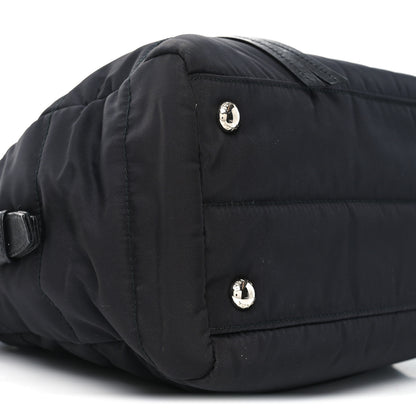 Prada Tessuto Nylon Bomber Tote Black 8 of 9