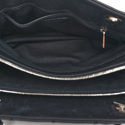 Chanel Caviar Quilted CC Timeless Soft Tote Black 5 of 11