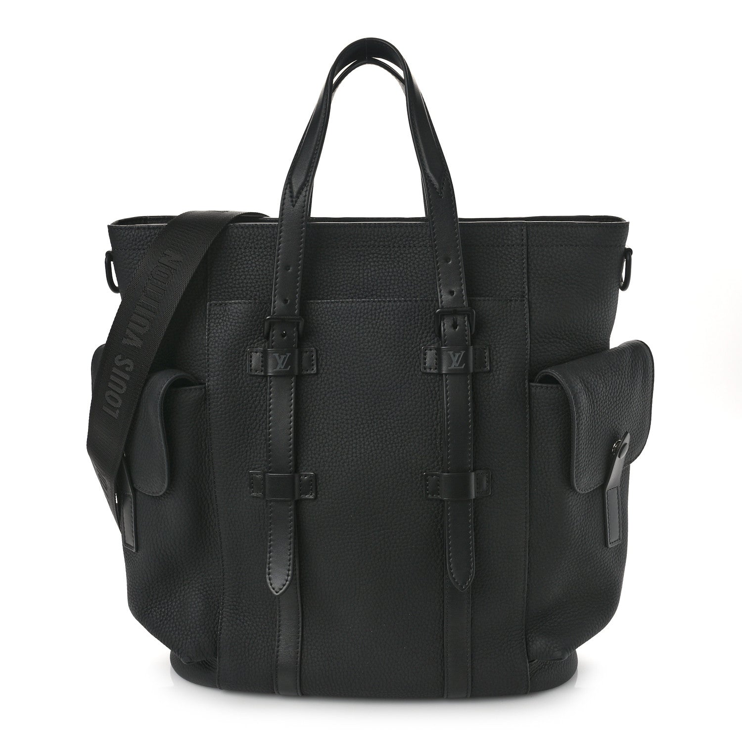 Louis Vuitton Taurillon Christopher Tote Black 1 of 8