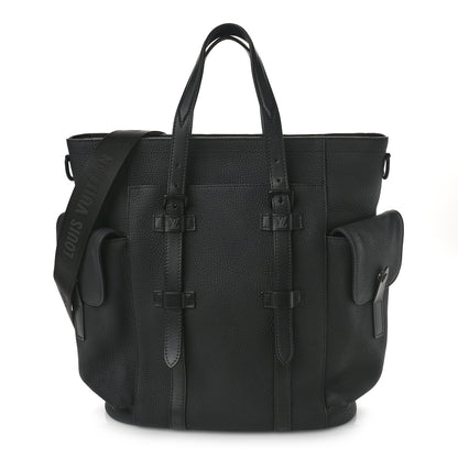 Louis Vuitton Taurillon Christopher Tote Black 1 of 8