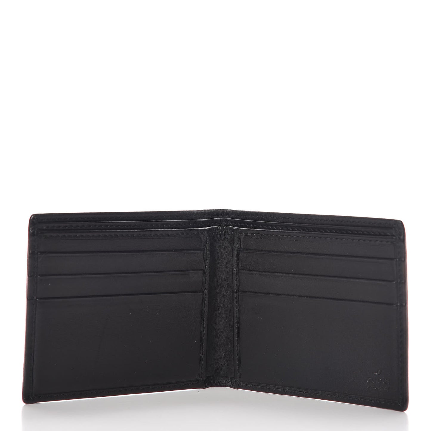 Calfskin Interlocking G Bi-Fold Wallet Black