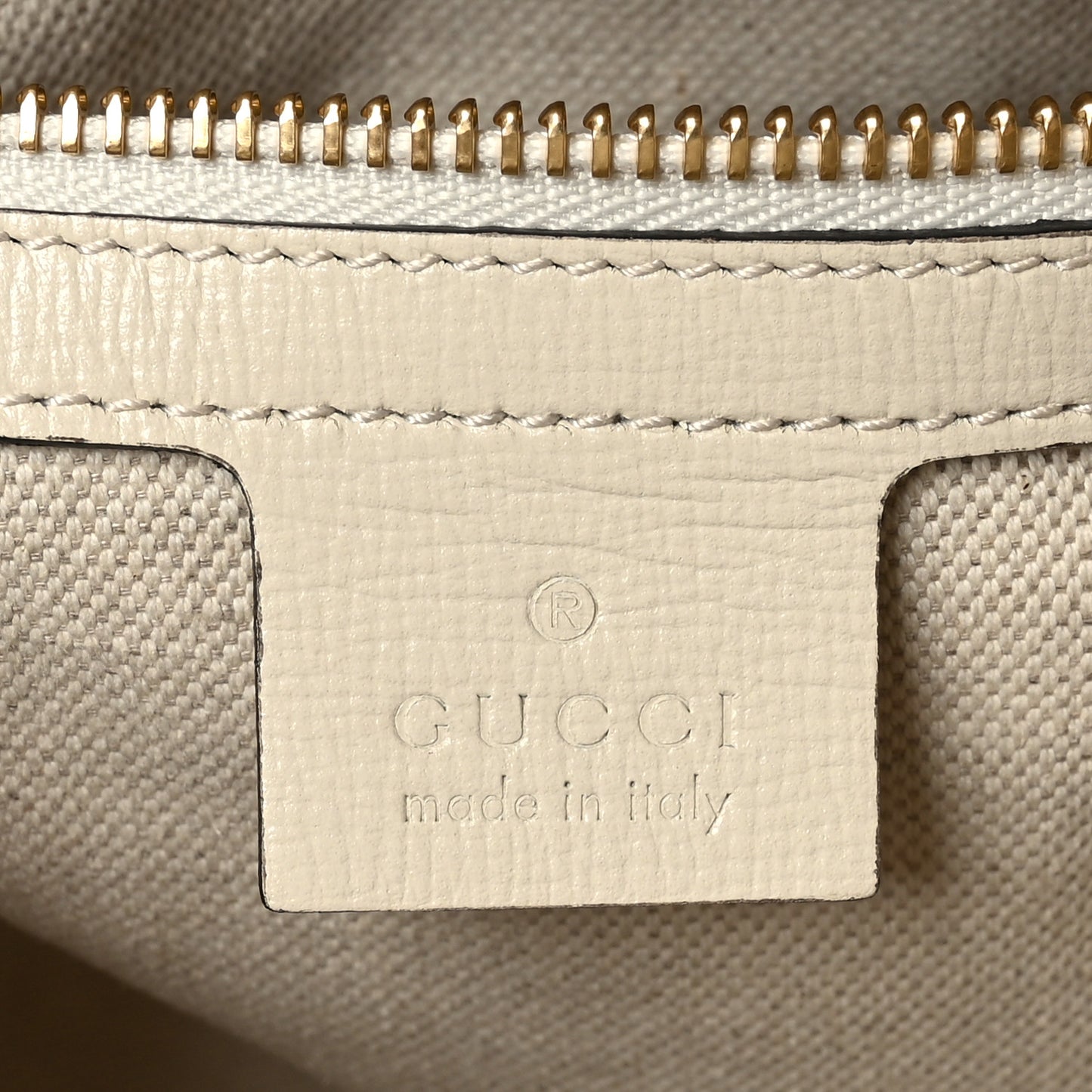 GG Supreme Monogram Azalea Calfskin Small Horsebit 1955 Top Handle Bag Beige Ebony Mystic White