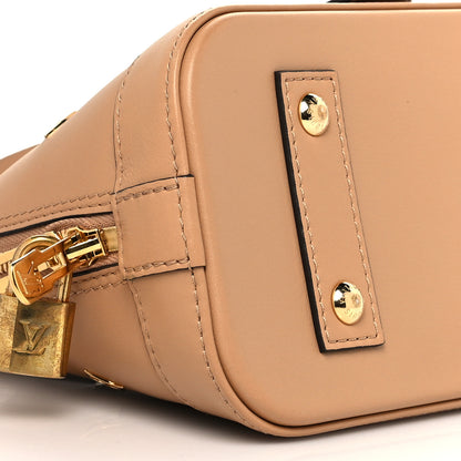 Louis Vuitton Calfskin Metal Monogram Alma BB Camel Brown 8 of 11