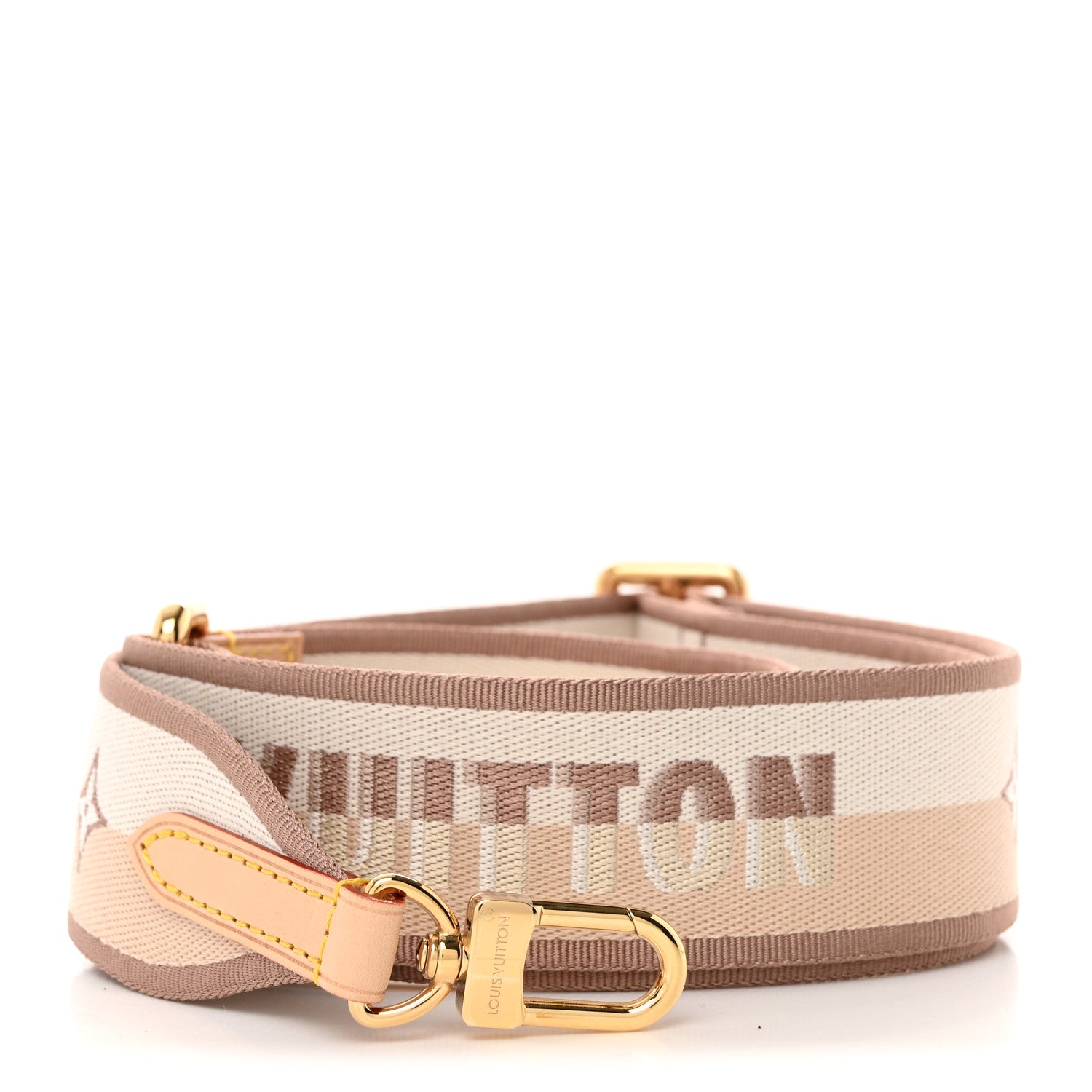 Louis Vuitton Jacquard Neverfull BB Shoulder Strap Beige Brown 1 of 4