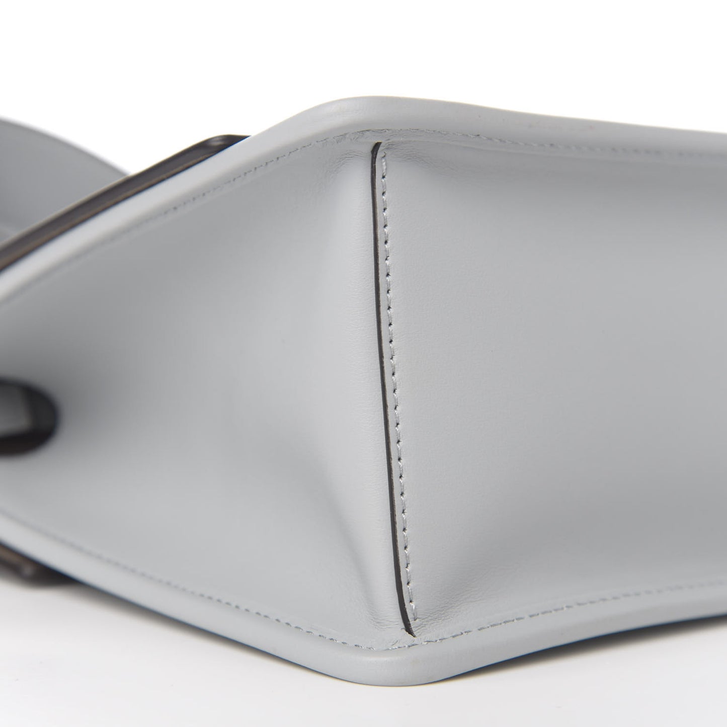 Vitello Century Opaco F is Fendi Kan I Shoulder Bag Grigio Perla