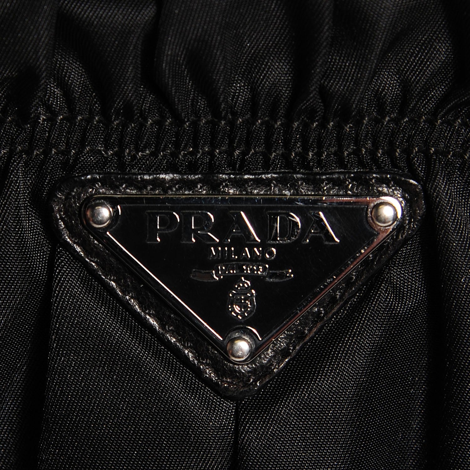 Prada Tessuto Nylon Gaufre Shopping Satchel Black 8 of 9