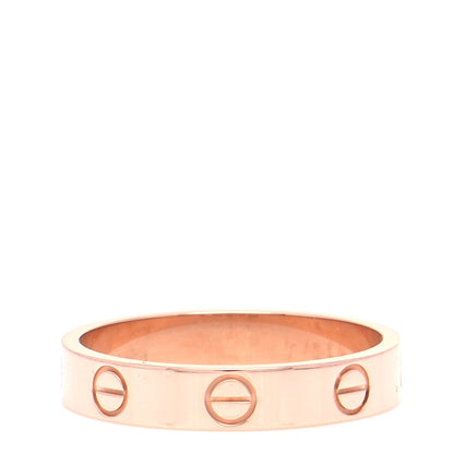 Cartier 18K Pink Gold 3.5mm LOVE Wedding Band Ring 54 7 3 of 8