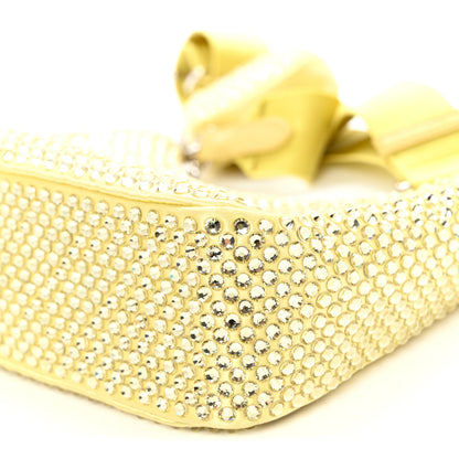Prada Satin Crystal Re-Edition 2005 Shoulder Bag Ananas 9 of 9