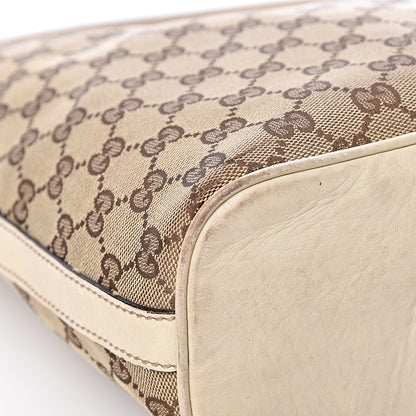 Gucci Monogram Medium New Britt Hobo Off White 10 of 14