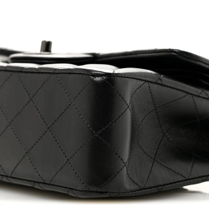 Chanel Lambskin Quilted Small Double Flap So Black 10 of 11