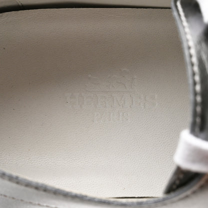 Hermes Metallic Calfskin Cross Sneakers 36.5 7 of 8