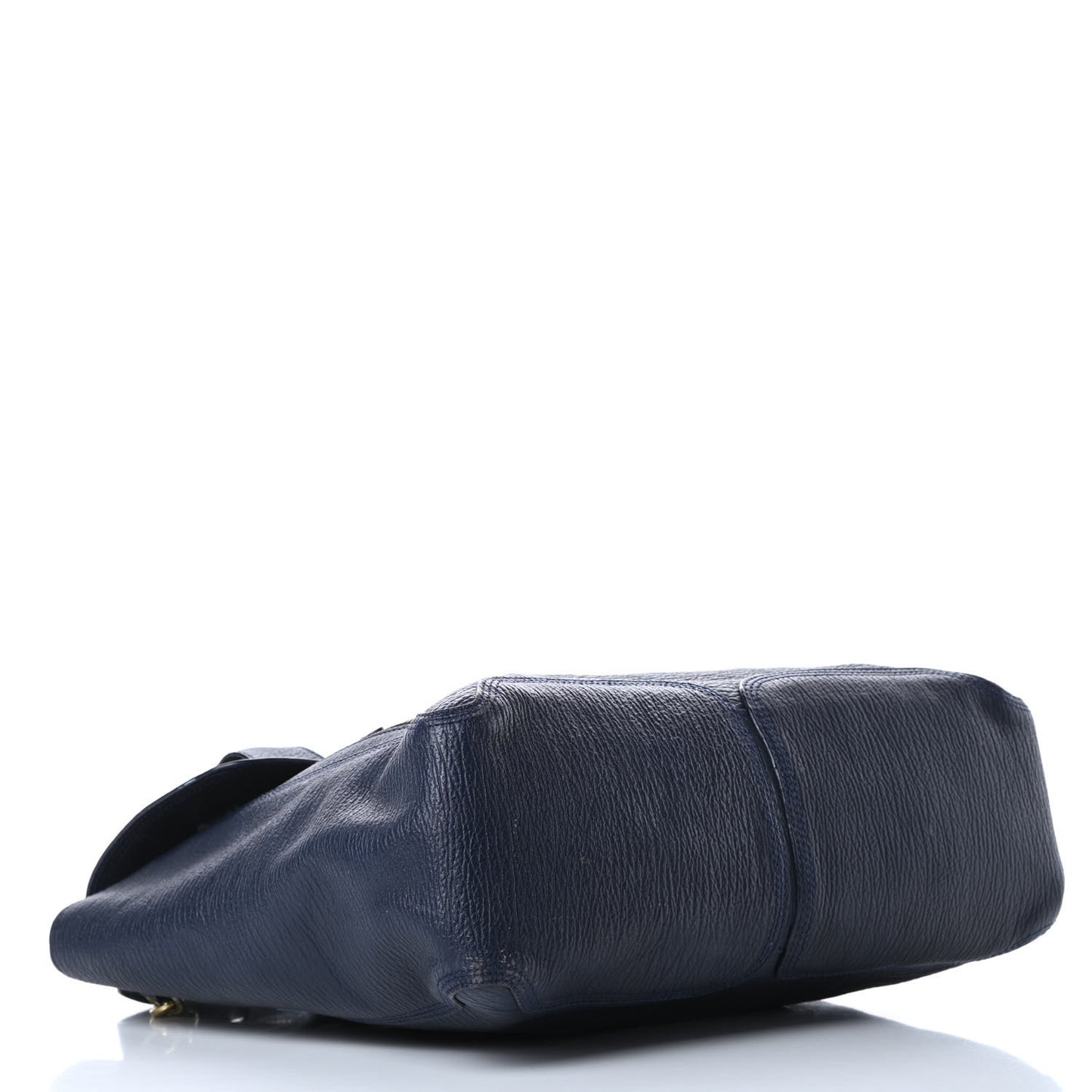 Textured Calfskin Large Pashli Satchel Ink