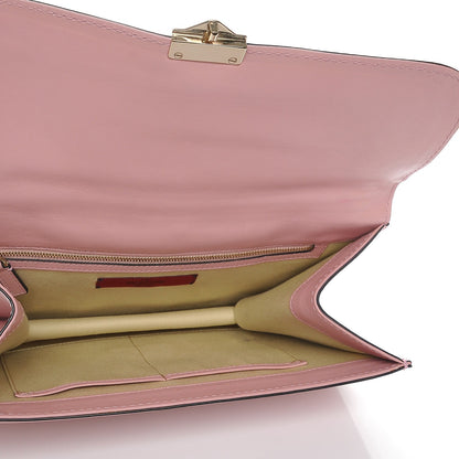 Valentino Garavani Vitello Large Glam Lock Rockstud Flap Light Pink 5 of 8