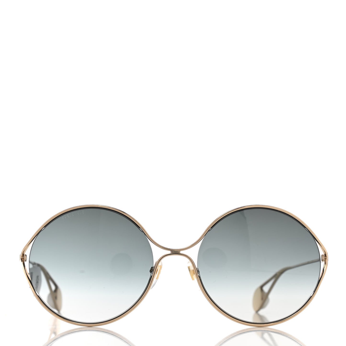 Metal Round Pearl Tip Sunglasses GG0253S Gold