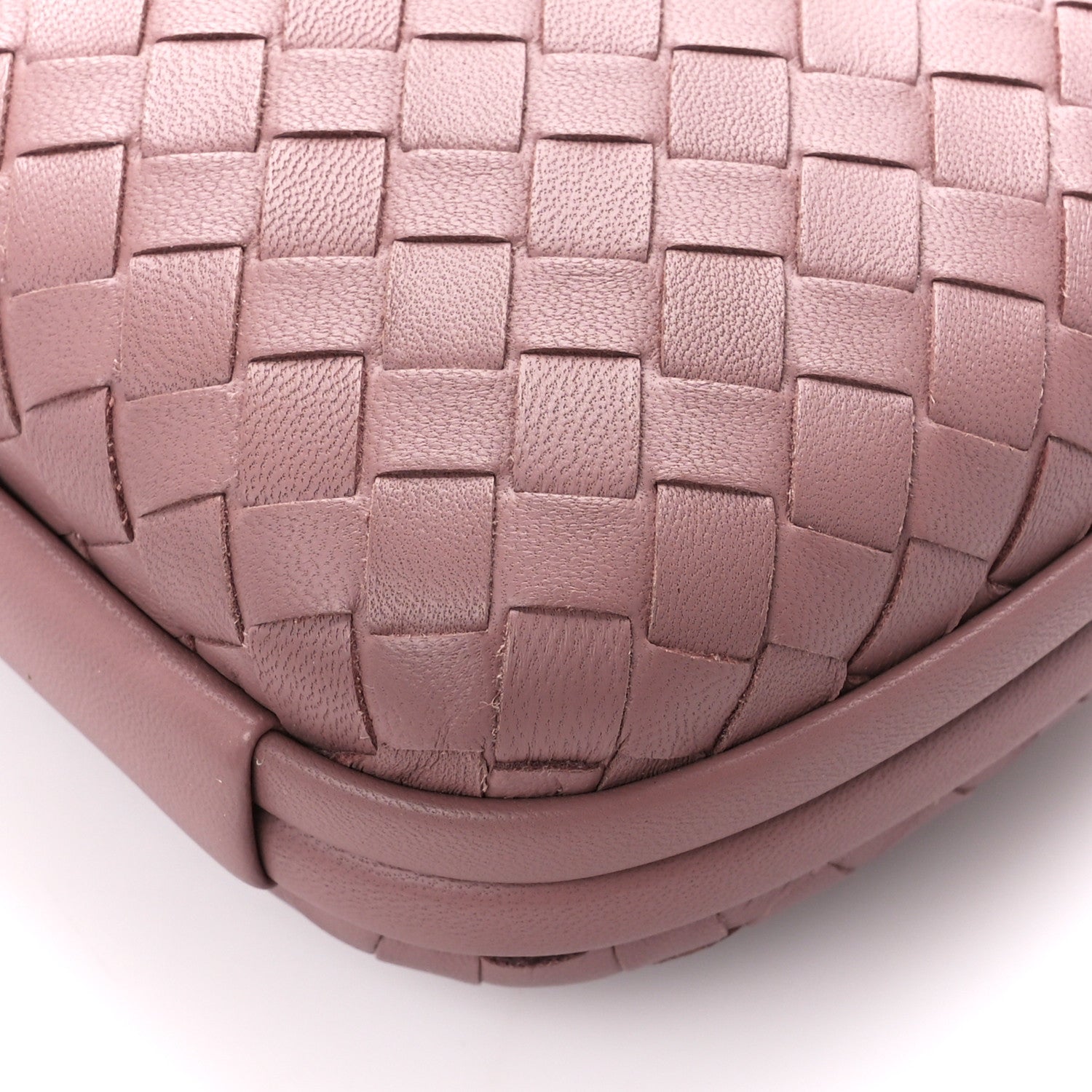 Bottega Veneta Nappa Intrecciato Chain Knot Clutch Watteau 9 of 9