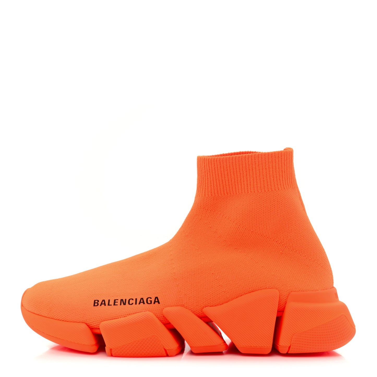 Technical 3D Recycled Knit Womens Speed 2.0 Sneakers Monocolor 36 Orange Fluo