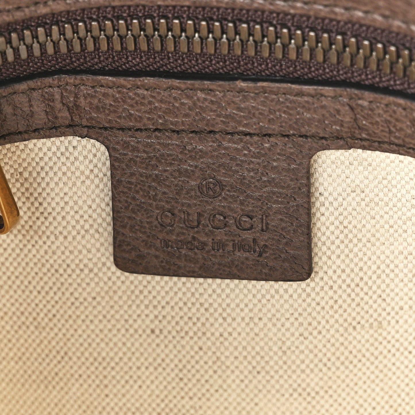 GG Supreme Monogram Web Small Ophidia Messenger Bag Brown