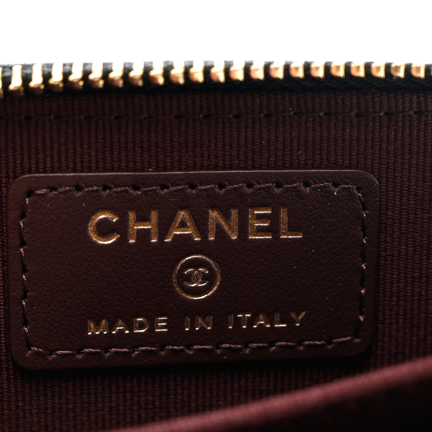 Caviar Quilted Zip Coin Purse Black