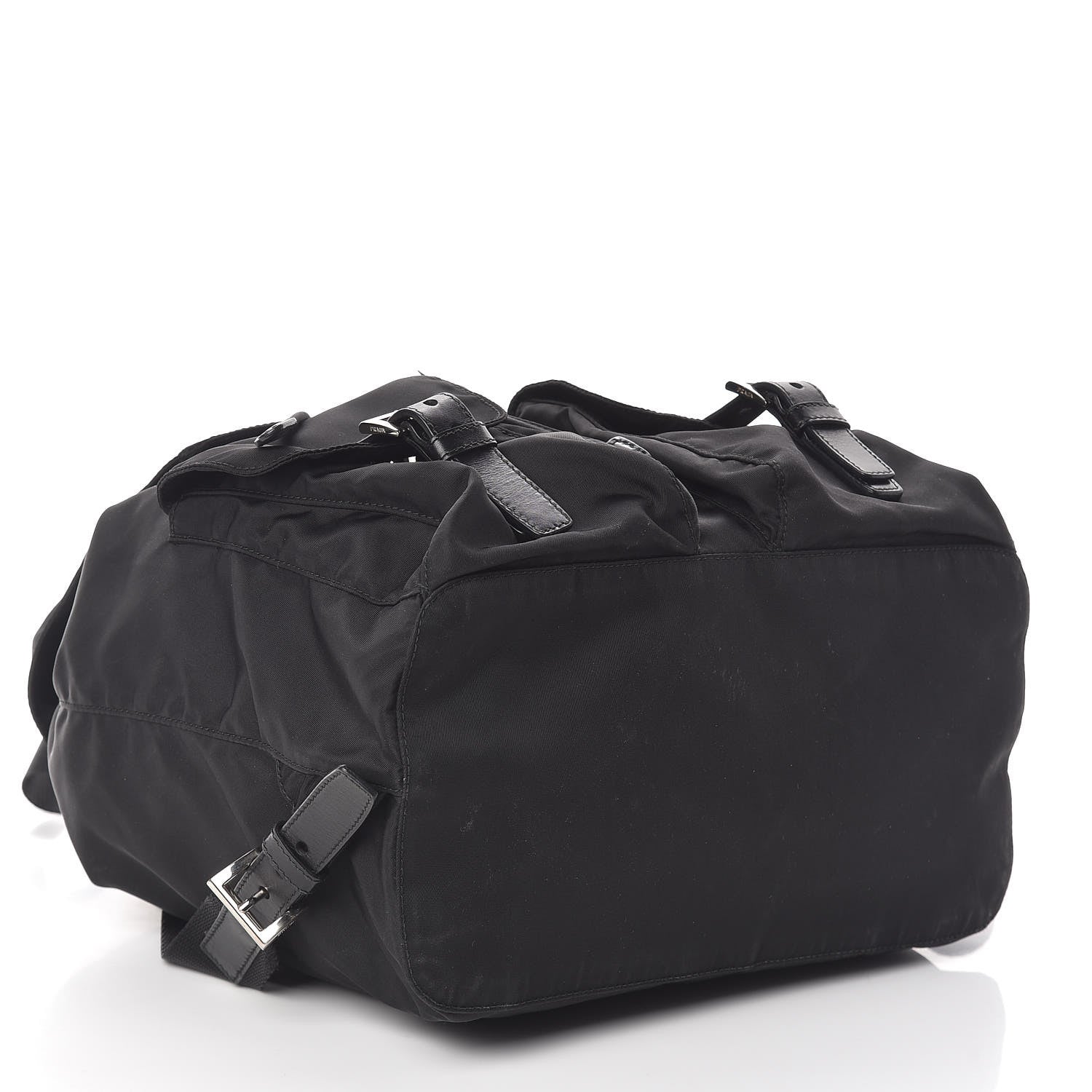 Prada Nylon Vela Medium Backpack Black 4 of 10