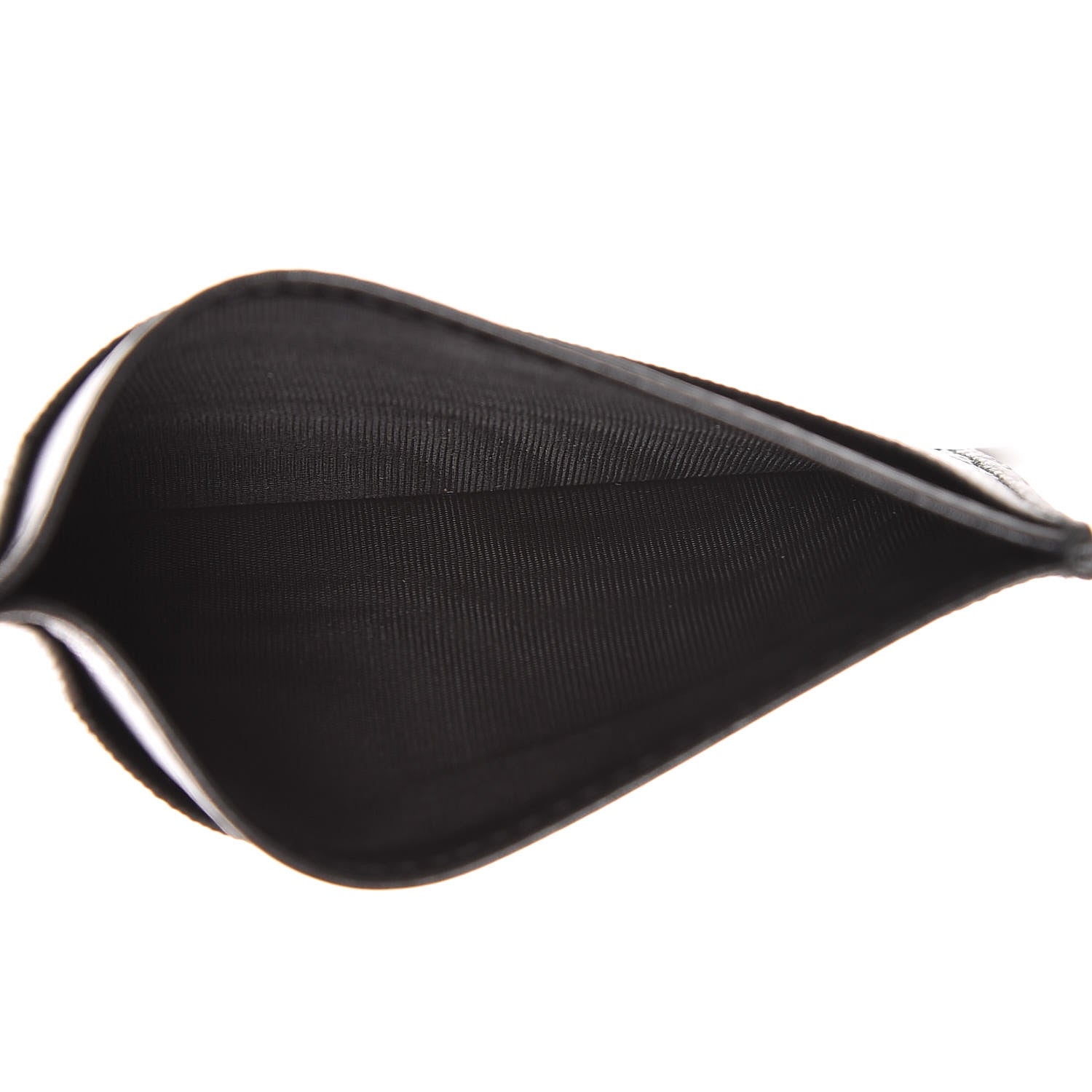 Prada Vitello Move Metal Card Case Black 5 of 7