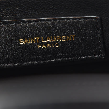 Saint Laurent Smooth Calfskin Manhattan Nano Shopper Tote Black 5 of 9