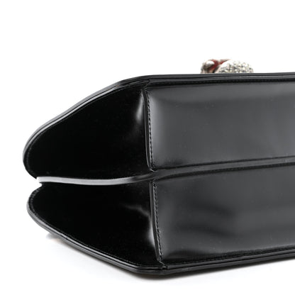 Gucci Calfskin Bamboo Medium Thiara Top Handle Bag Black 9 of 10