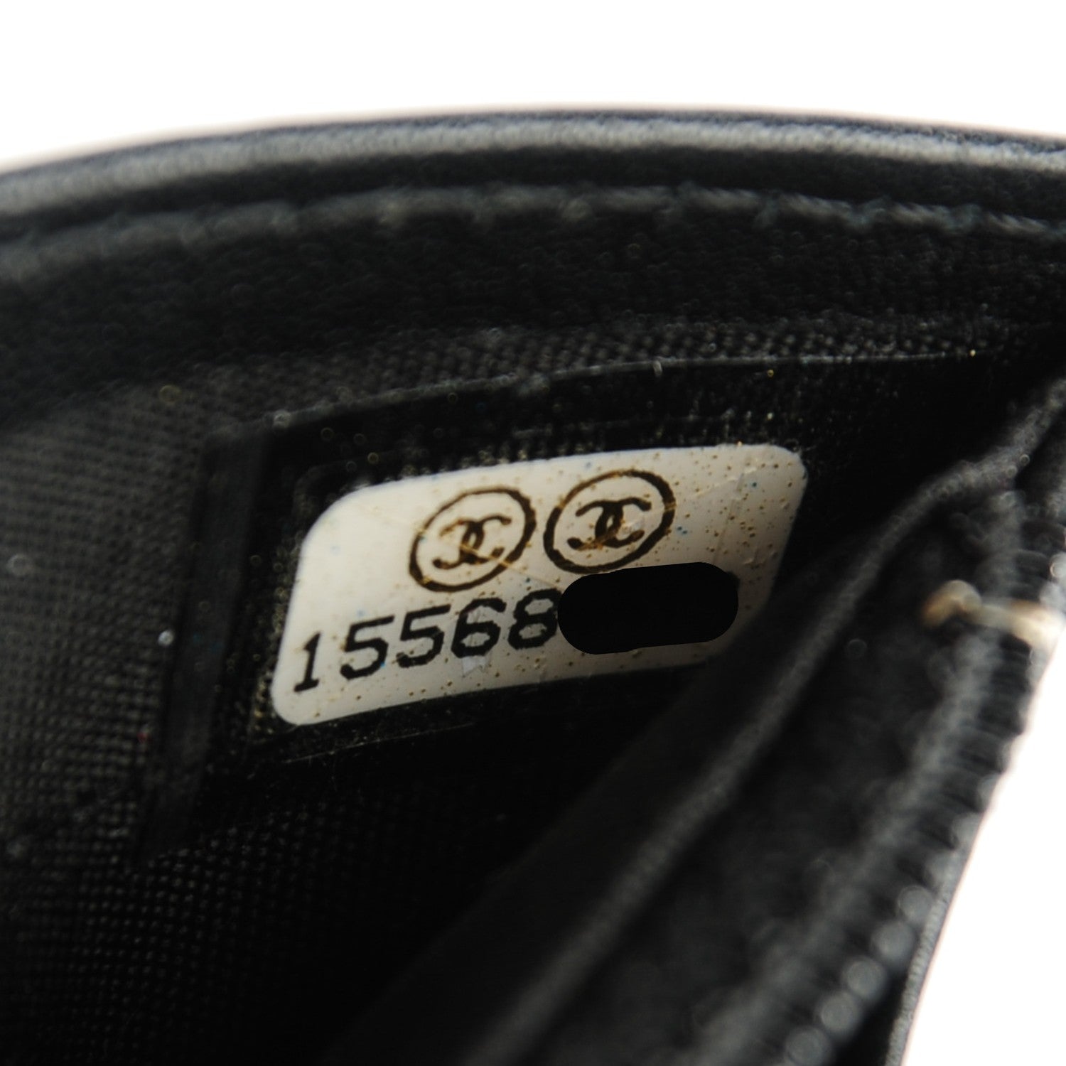 Chanel Caviar Sevruga Yen Wallet Black 8 of 8