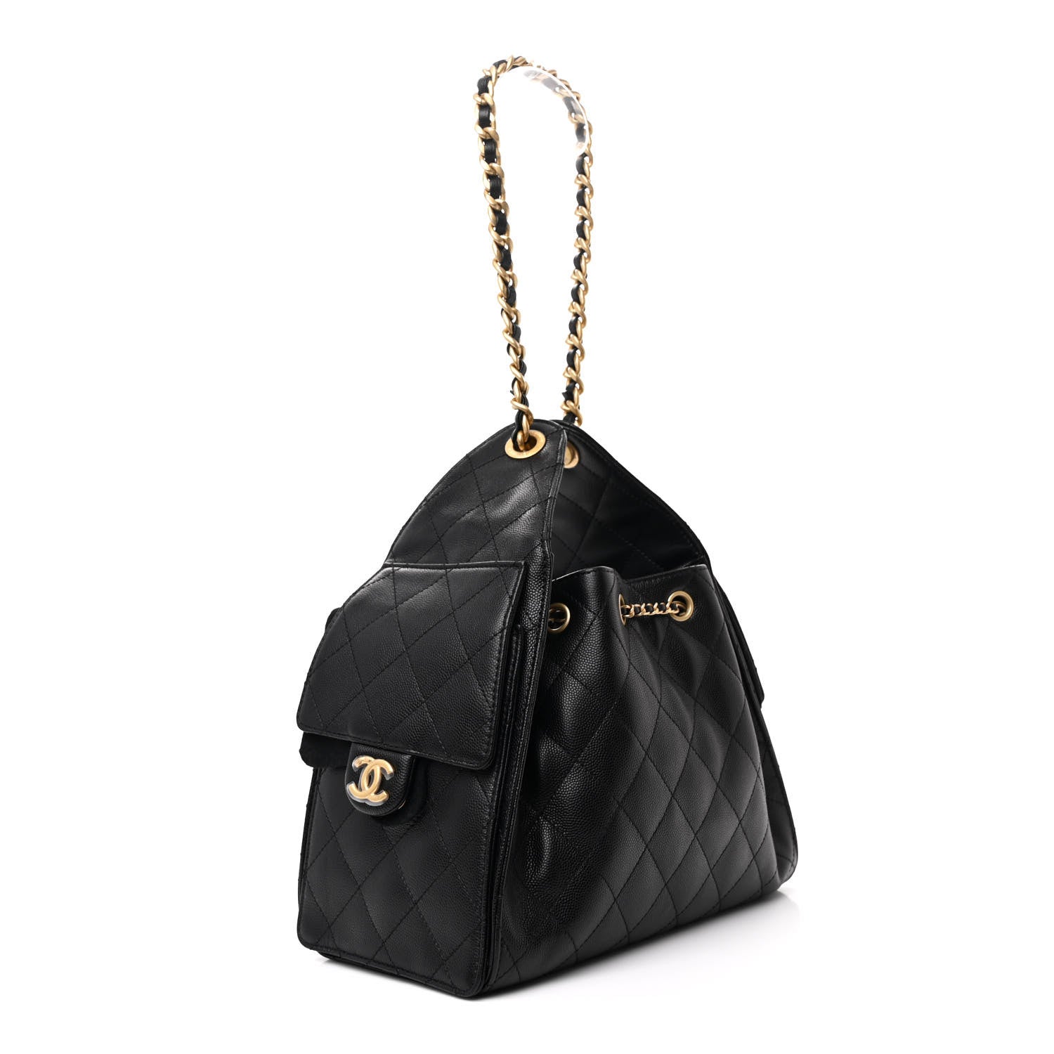 Chanel Caviar Quilted Small Chanel 25 Handbag Black 3 of 11