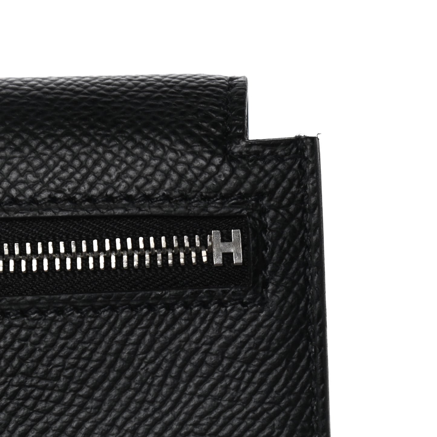 Epsom Kelly Pocket Compact Wallet Black