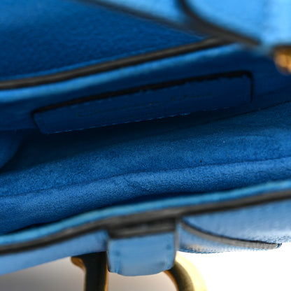Christian Dior Micro Saddle Bag With Strap Blue 6 of 9