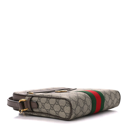 Gucci GG Supreme Monogram Web Small Ophidia Messenger Bag Brown 4 of 13