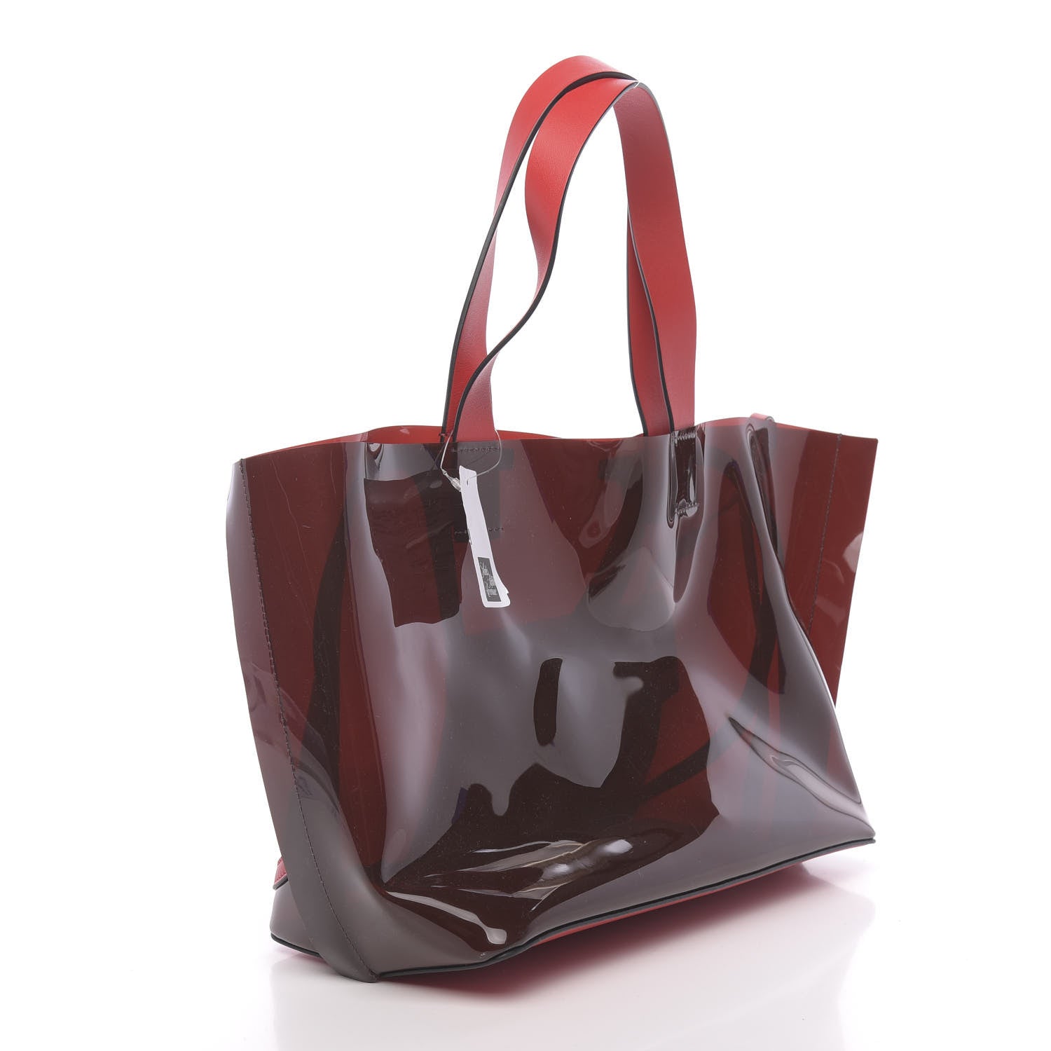 Valentino Garavani PVC Vlogo Small Escape Tote Red 3 of 9