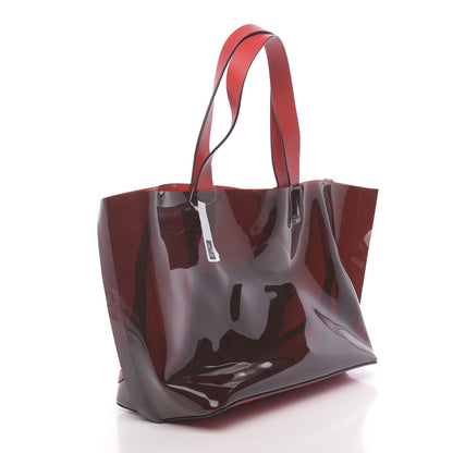 Valentino Garavani PVC Vlogo Small Escape Tote Red 3 of 9
