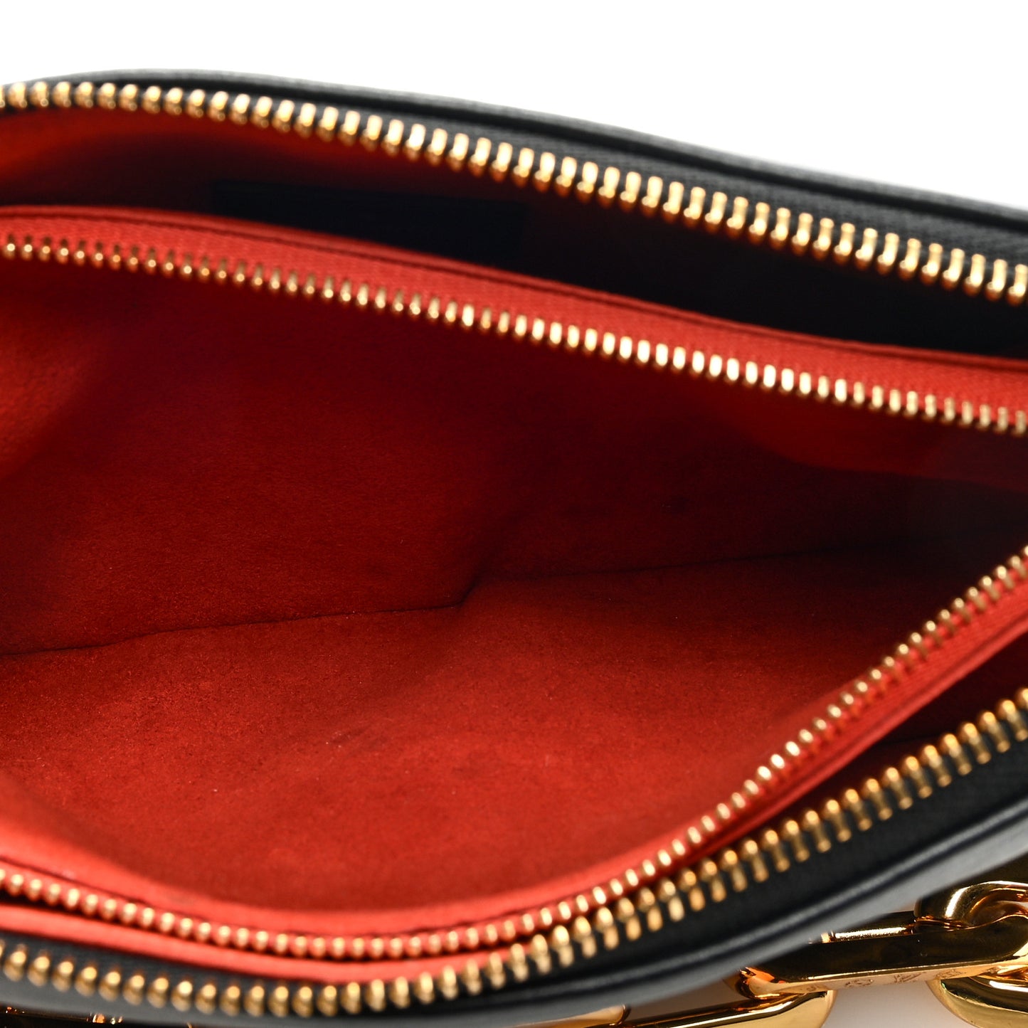 Lambskin Embossed Monogram Coussin BB Black