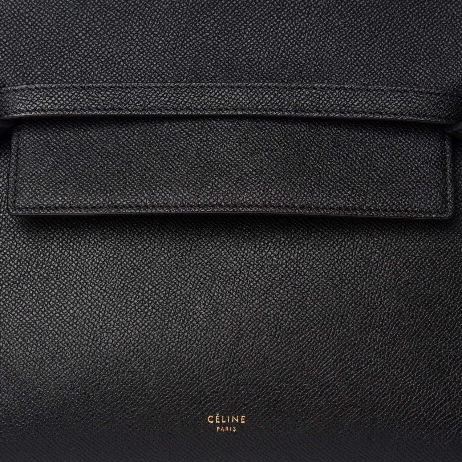 Celine Grained Calfskin Mini Belt Bag Black 10 of 10