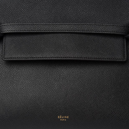 Celine Grained Calfskin Mini Belt Bag Black 10 of 10