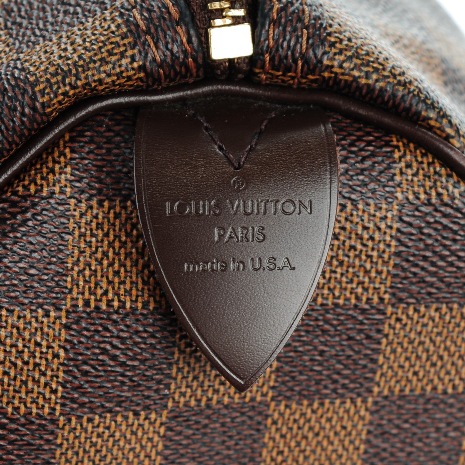 Louis Vuitton Damier Ebene Speedy 35 6 of 10