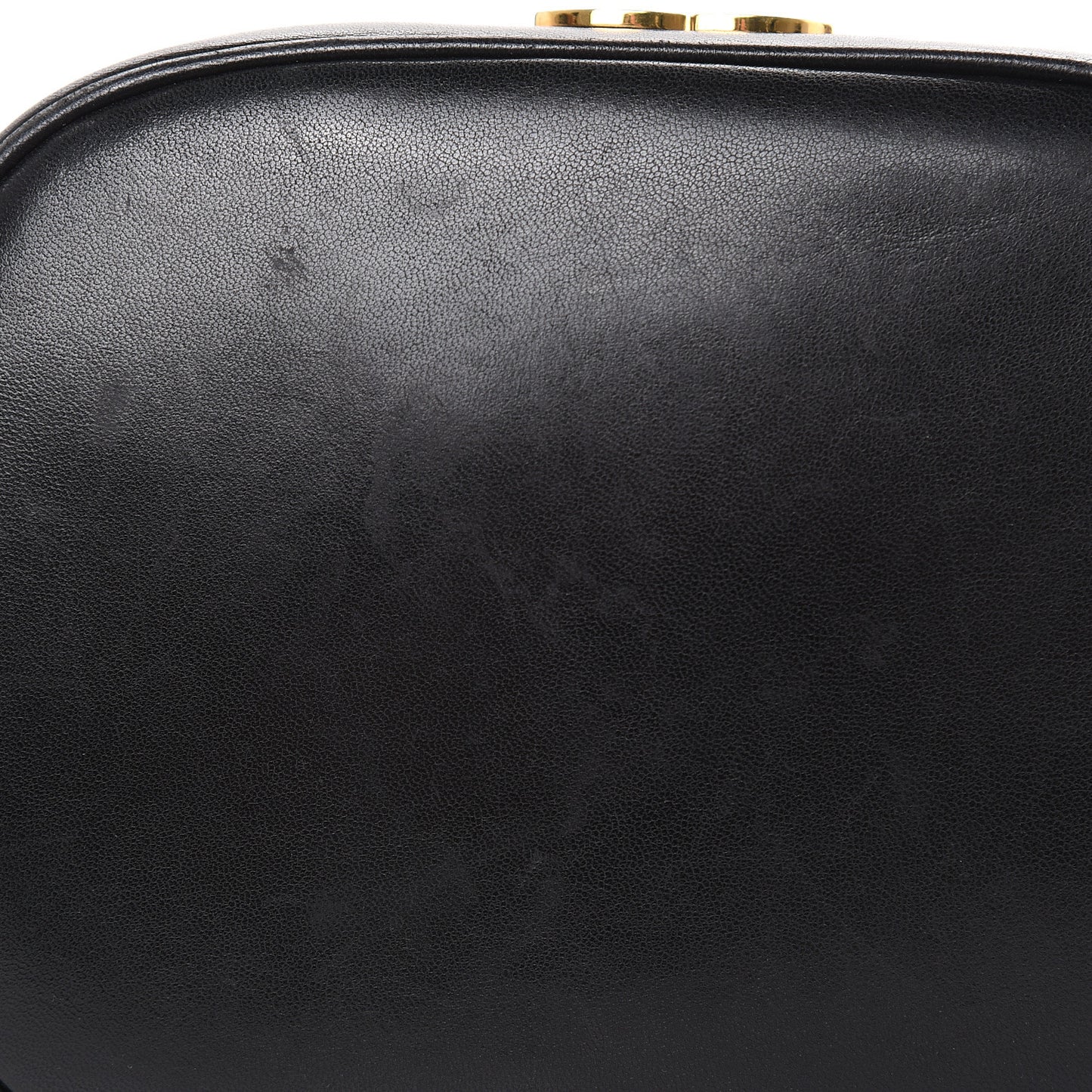 Lambskin CC Drawstring Shoulder Bag Black