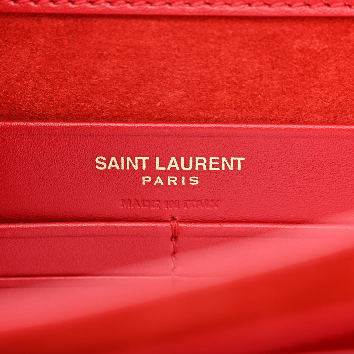 Smooth Calfskin Zoe Chain Bag Eros Red