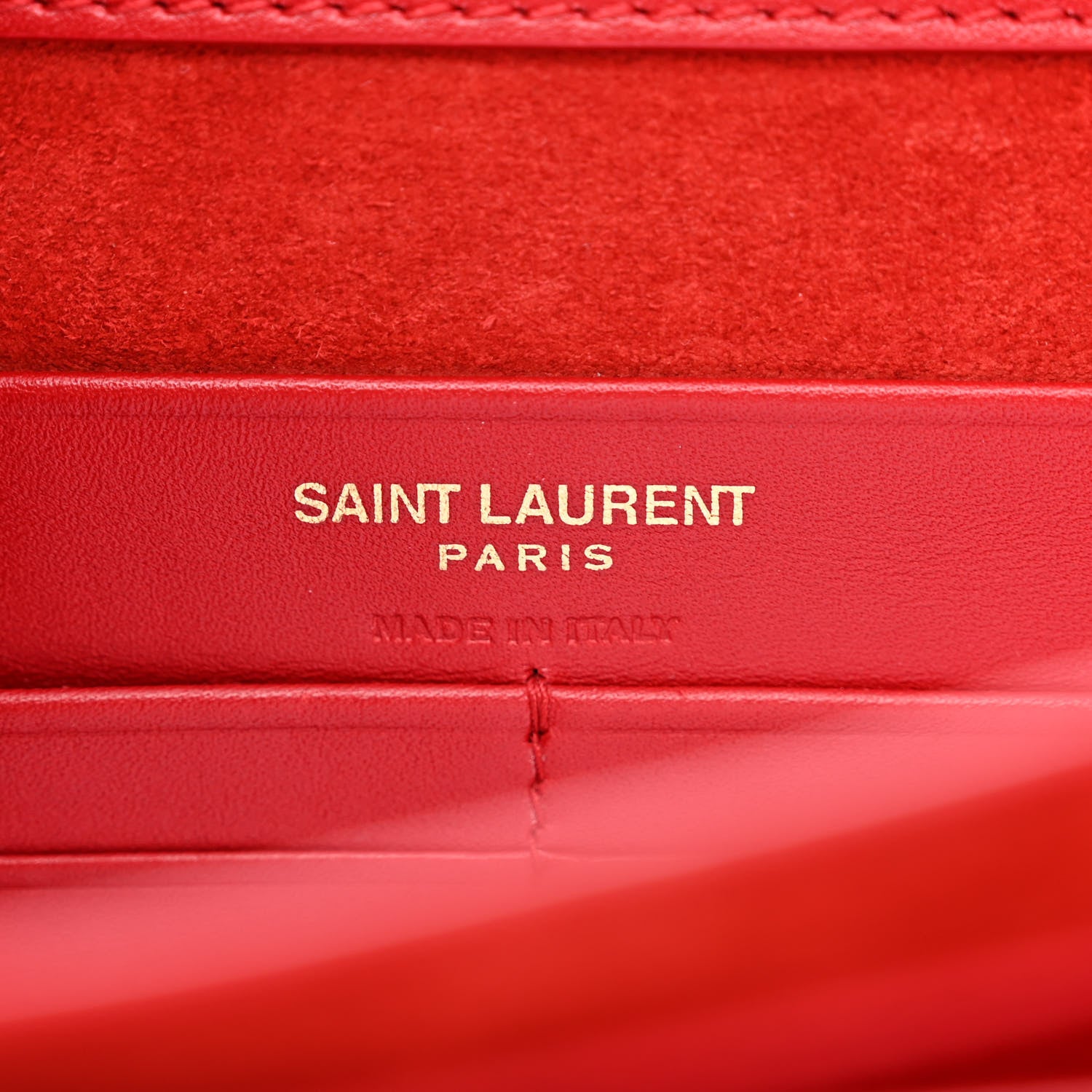 Saint Laurent Smooth Calfskin Zoe Chain Bag Eros Red 7 of 13